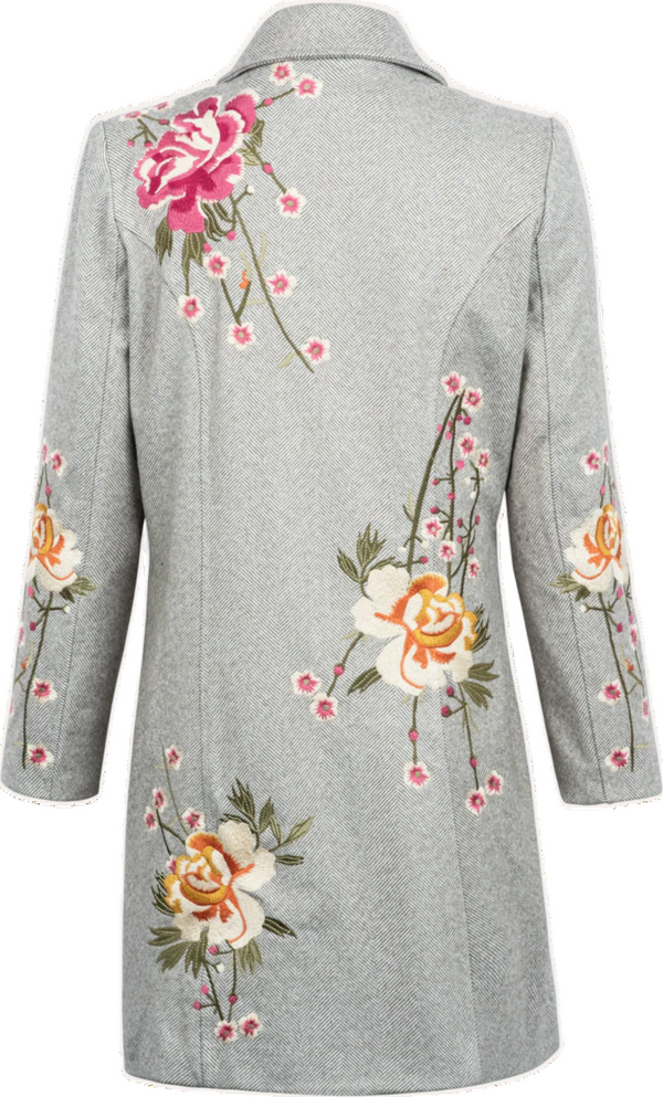 3528 Herringbone Biz Coat