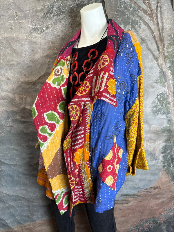 SS6148 Funky Kantha Jacket-Marley C