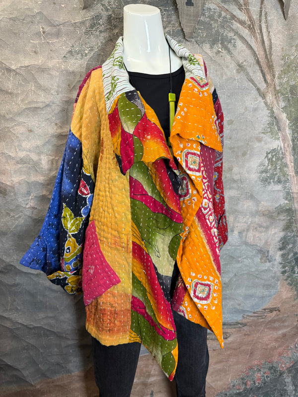 SS6148 Funky Kantha Jacket-Marley A
