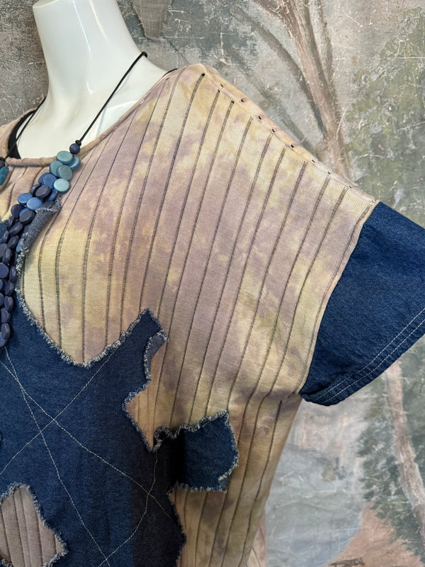 SWD003 West Denim Mix Sweater