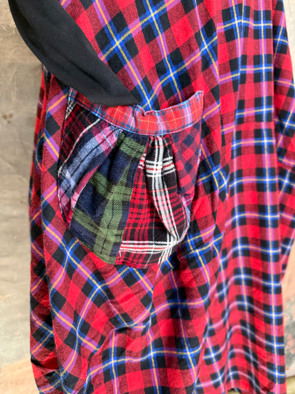 5431 Betty Flannel Jumper Dress-A