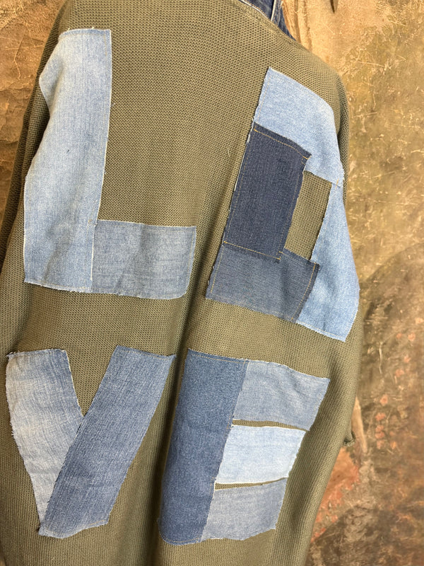 5547 Cotton/Denim Love Cardigan