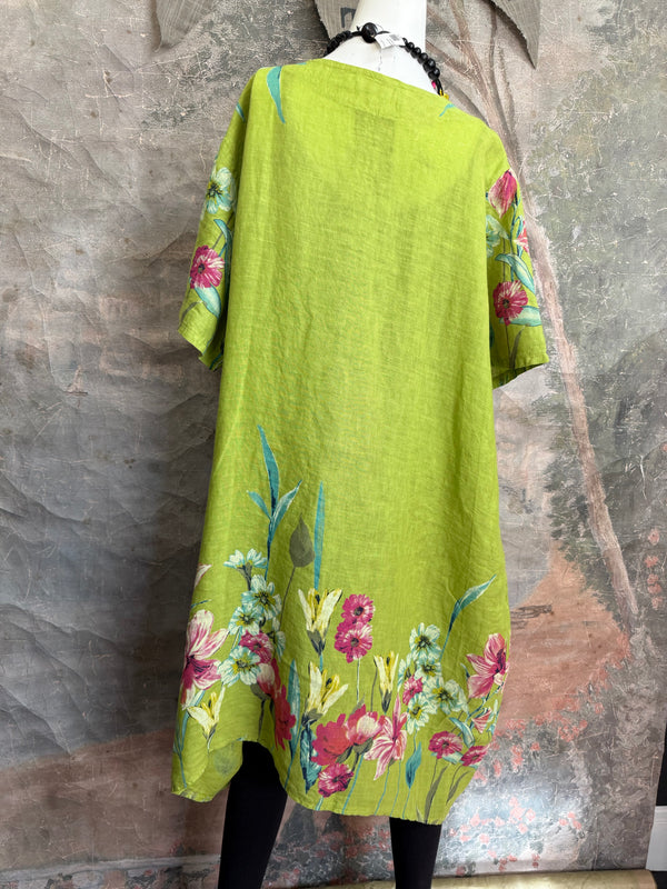 90847G Garden Tea Party Dress-Kiwi