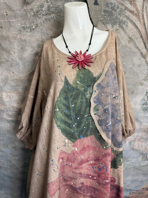 ARB Linen Rose Dress