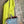 Load image into Gallery viewer, Alma shoulder bag in red pebbled leather with gray handles and teal accents on lime green dress mannequin - 7
