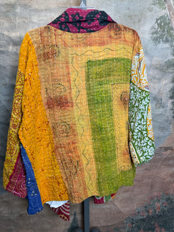 SS6148 Funky Kantha Jacket-Marley C