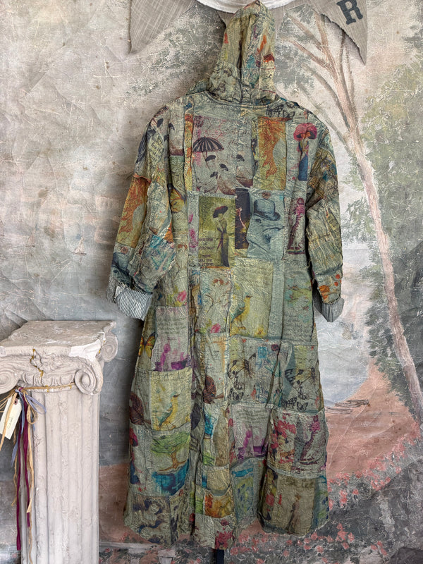 PL-345J Patchwork Artprint Duster