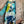 Load image into Gallery viewer, 7063V Block Dyed Justly Top-TURQ MIX
