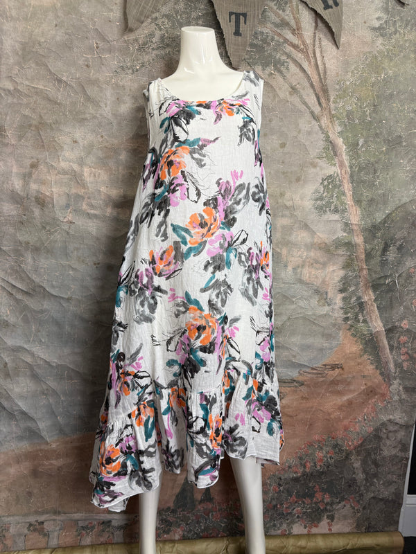 MP-MD1041 Dress W/Ruffle-OFFWHITE7