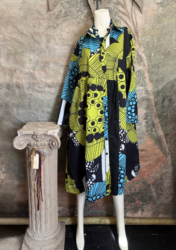 2855 Poplin Shirtdress
