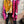 Load image into Gallery viewer, 7063V Block Dyed Justly Top-PINK MIX
