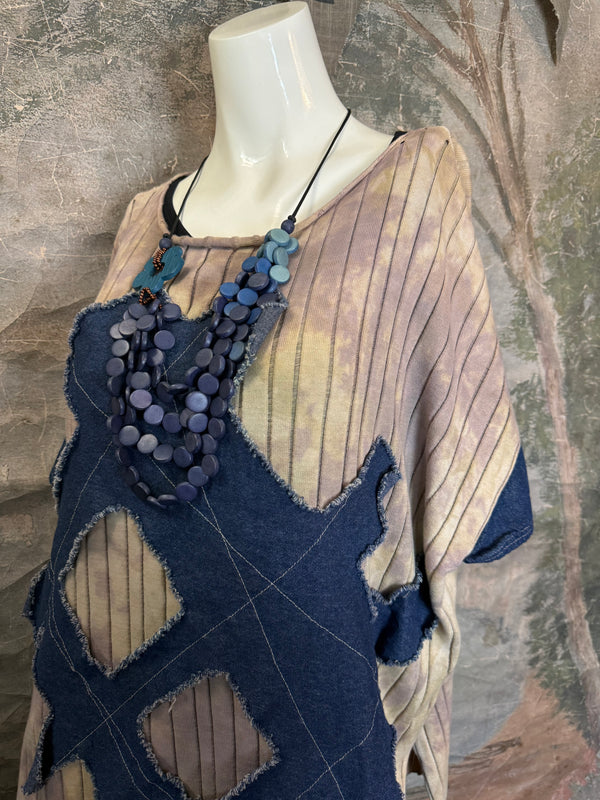 SWD003 West Denim Mix Sweater