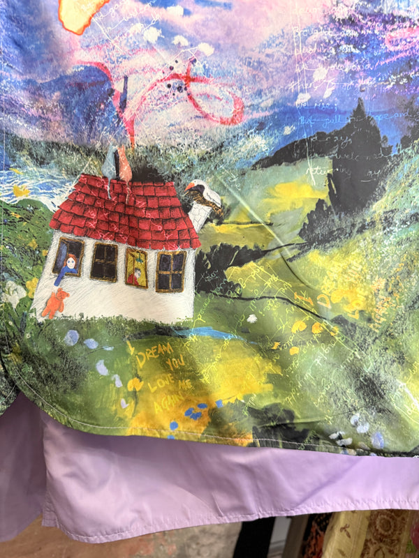 Inoah's Artful 2 Look Raincape-Cats Dream