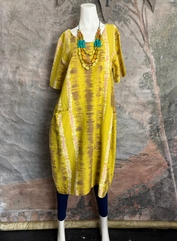 90847T-62 San Fran Dress-Mustard