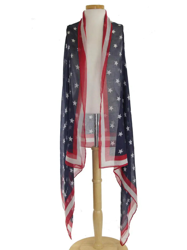 MC31 Vintage America Flag Vest