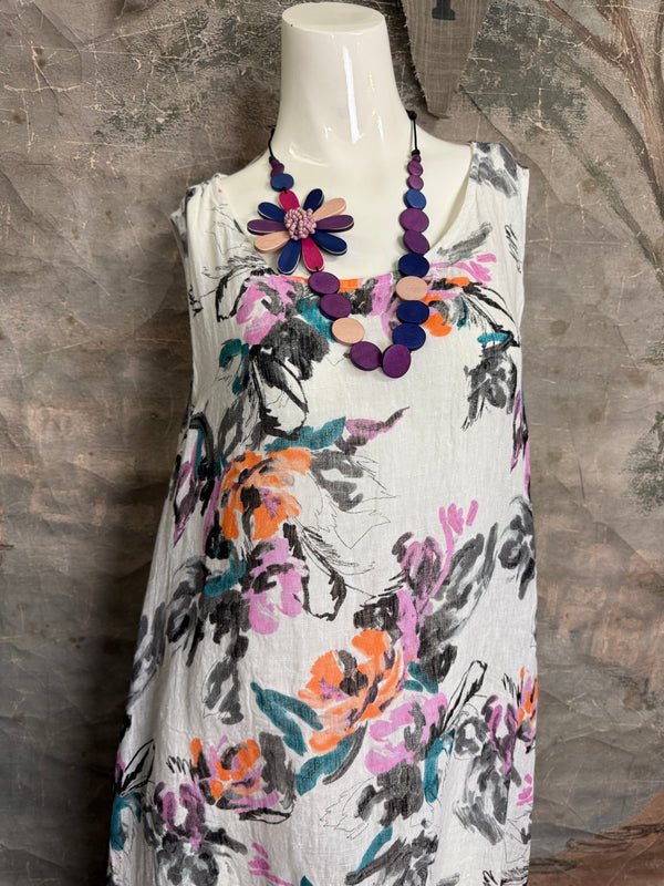MP-MD1041 Dress W/Ruffle-OFFWHITE7