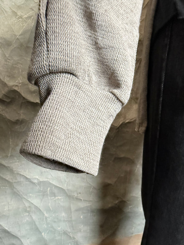 25690 Knit Mock Neck Top-Khaki