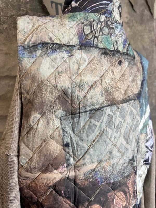 25722 Double Zip Puffer Vest