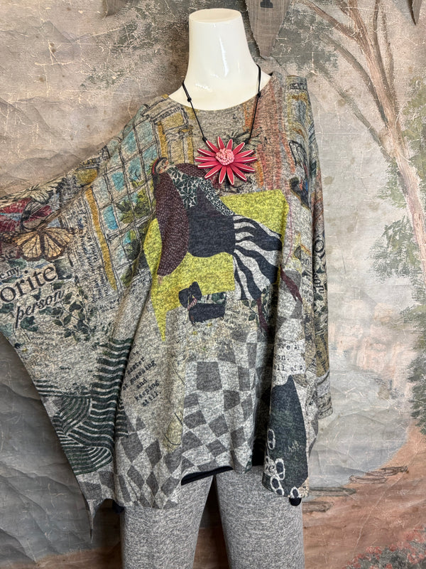 T805CN Crew Neck Top-Miss.Camille