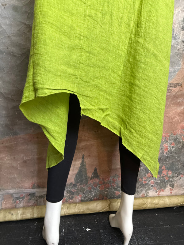 751 Artistry Layered Tank Dress-Kiwi