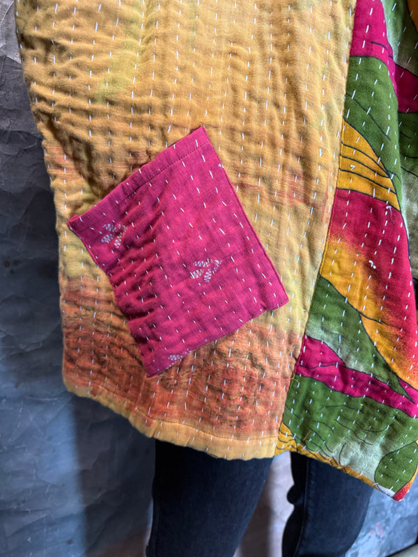 SS6148 Funky Kantha Jacket-Marley A