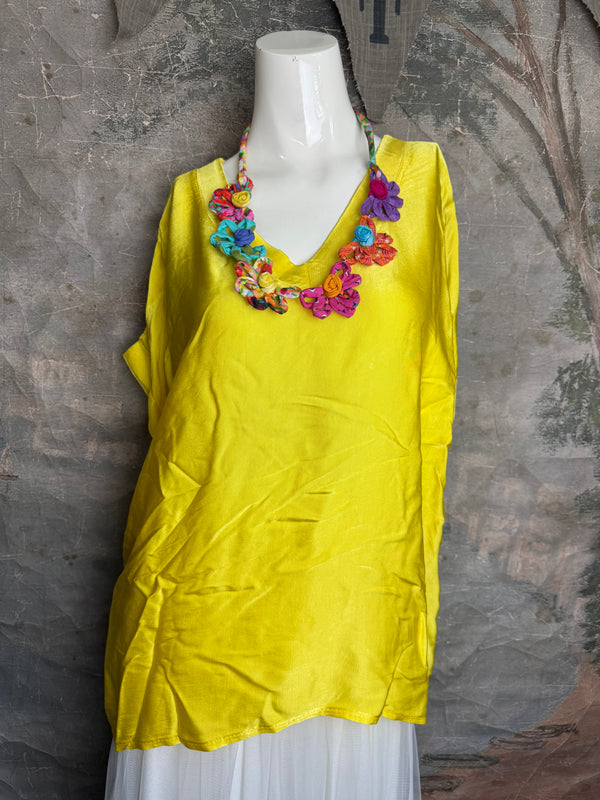 26N145 Coneflower Combo Necklace-A Spring Mix