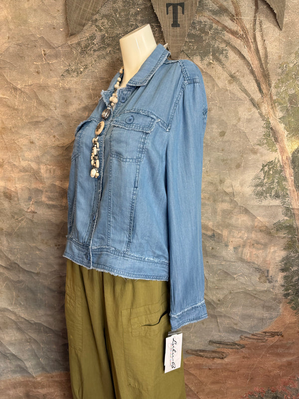 LIN7403 LULA B TRAVEL JKT-Denim