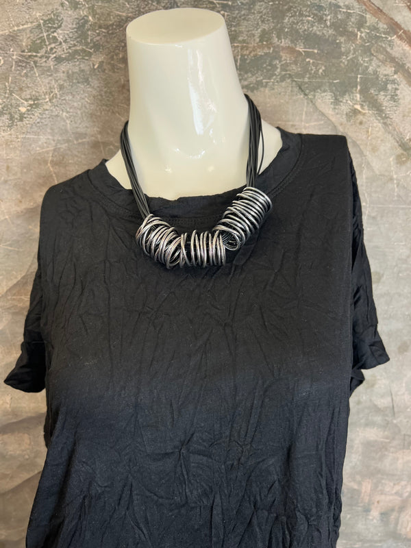 25063 Crinkle Dolman Slv Top