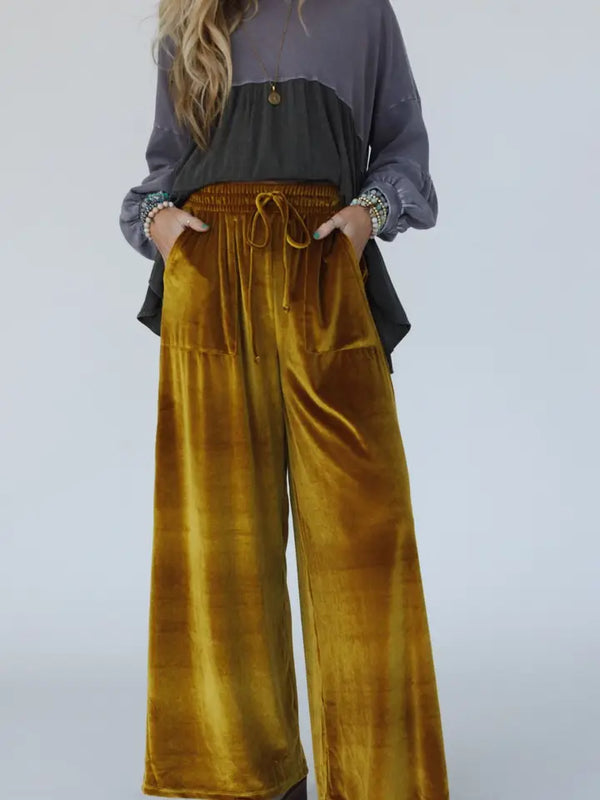 TBN6595 Fall Robin Velvet Pant