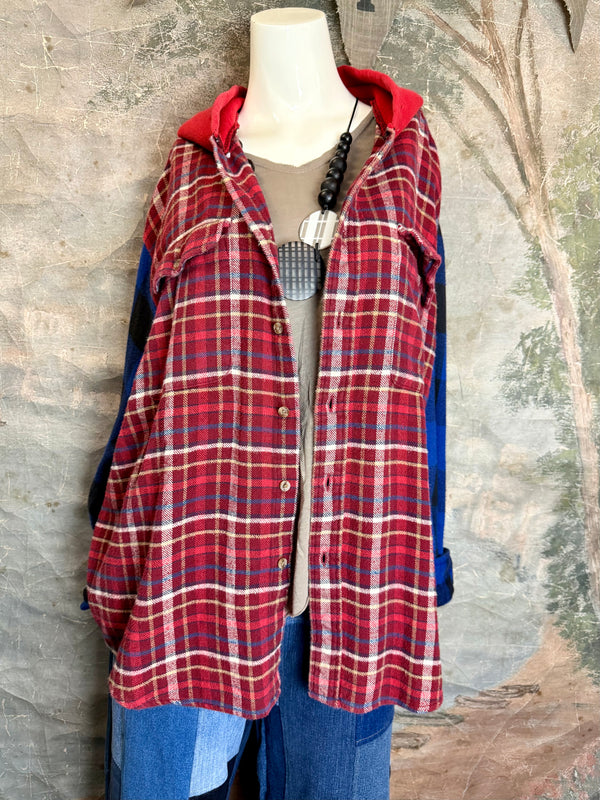 0003G PW Mix-Match Flannel Jacket-#6