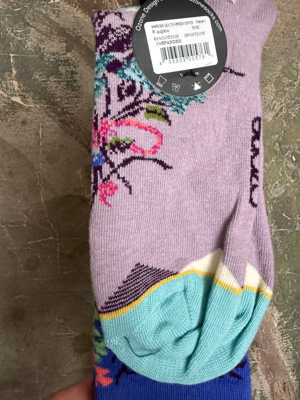 WW13 American Quilt Socks-sweet pinks