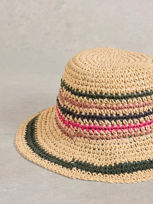 443569 Striped Bucket Hat