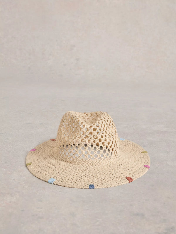 443572 Open Weave Fedora Hat