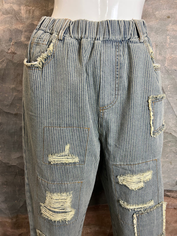 JG- On The Road Striped Pants