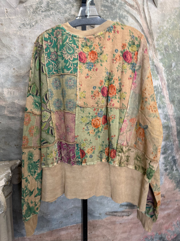 PL-C832 Patchwork Sweatshirt