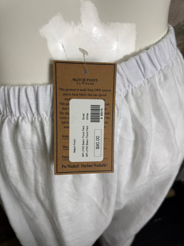 MP-LP30 Basic Flood Pant-White