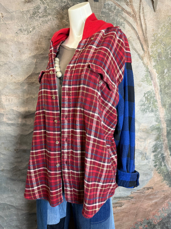 0003G PW Mix-Match Flannel Jacket-#6