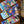 Load image into Gallery viewer, WW13 American Quilt Socks-violet hues
