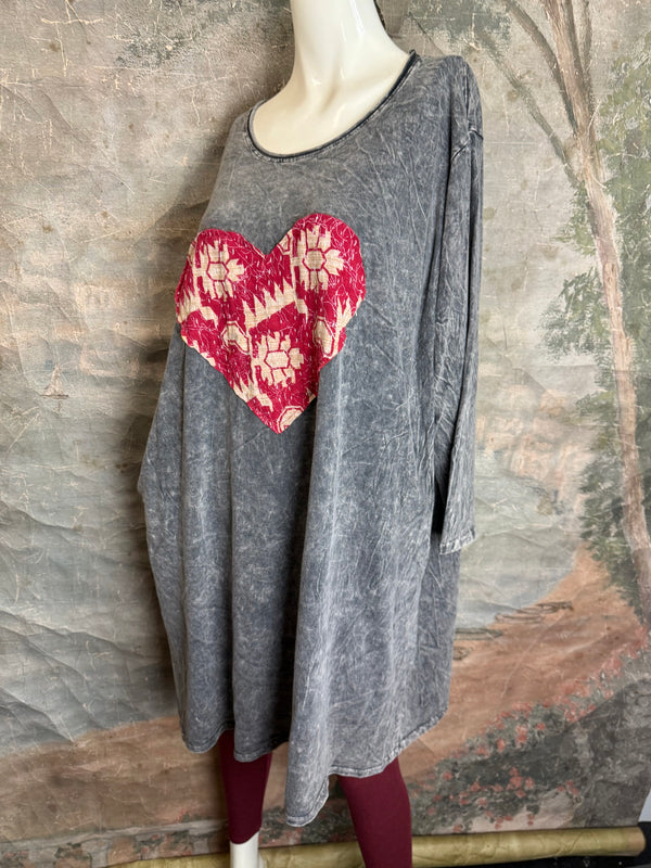 Romance Story T-Shirt Dress-#1