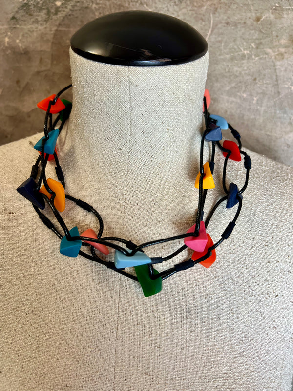NT131A Multi Beaded Necklace