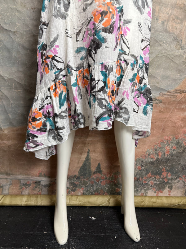 MP-MD1041 Dress W/Ruffle-OFFWHITE7
