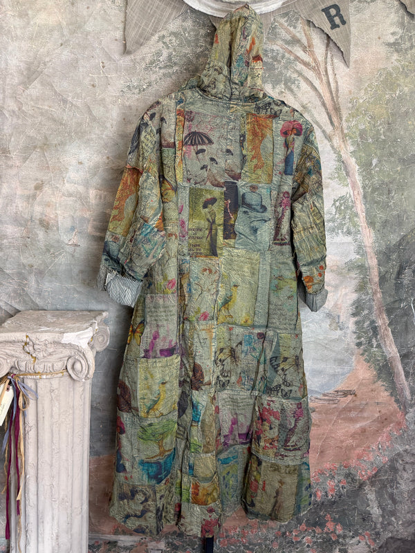 PL-345J Patchwork Artprint Duster