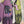 Load image into Gallery viewer, Sequin R&amp;L patch bomber jacket in purple and yellow-green ombre with floral accents, styled with tiered maxi skirt - 11
