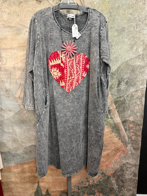 Romance Story T-Shirt Dress-#2