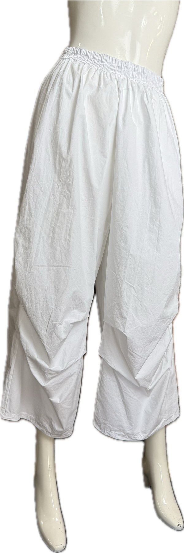 92120-62 Pleated Gaucho Pant-White