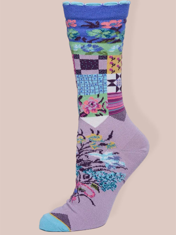 WW13 American Quilt Socks-sweet pinks