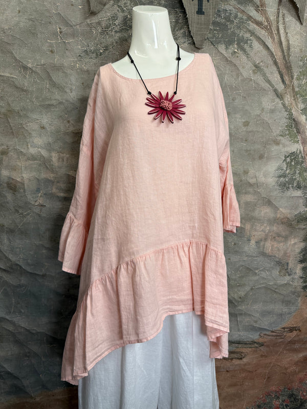 MP-HLT651 Baby Doll Top-Quartz Pink