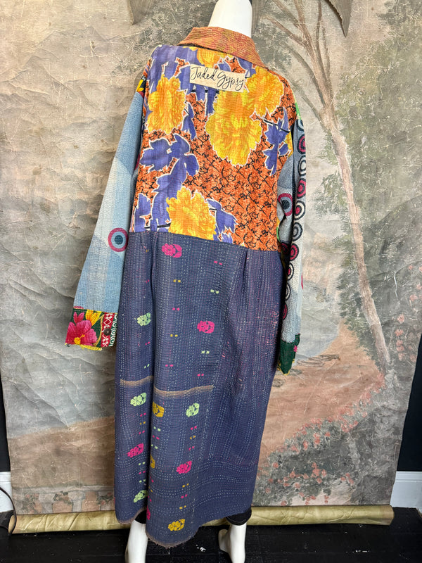 JG-183 Kantha Sunrise Coat-MIX 6