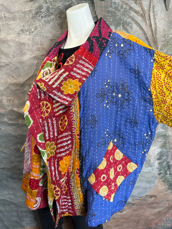 SS6148 Funky Kantha Jacket-Marley C