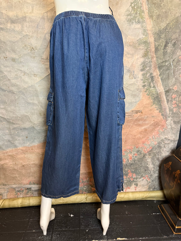30135N15 Denim Cargo Pant